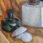 Still life with orchid, oil, canvas, 16x20''