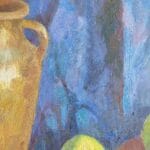 Still life with fruits, oil, canvas, 24x18''