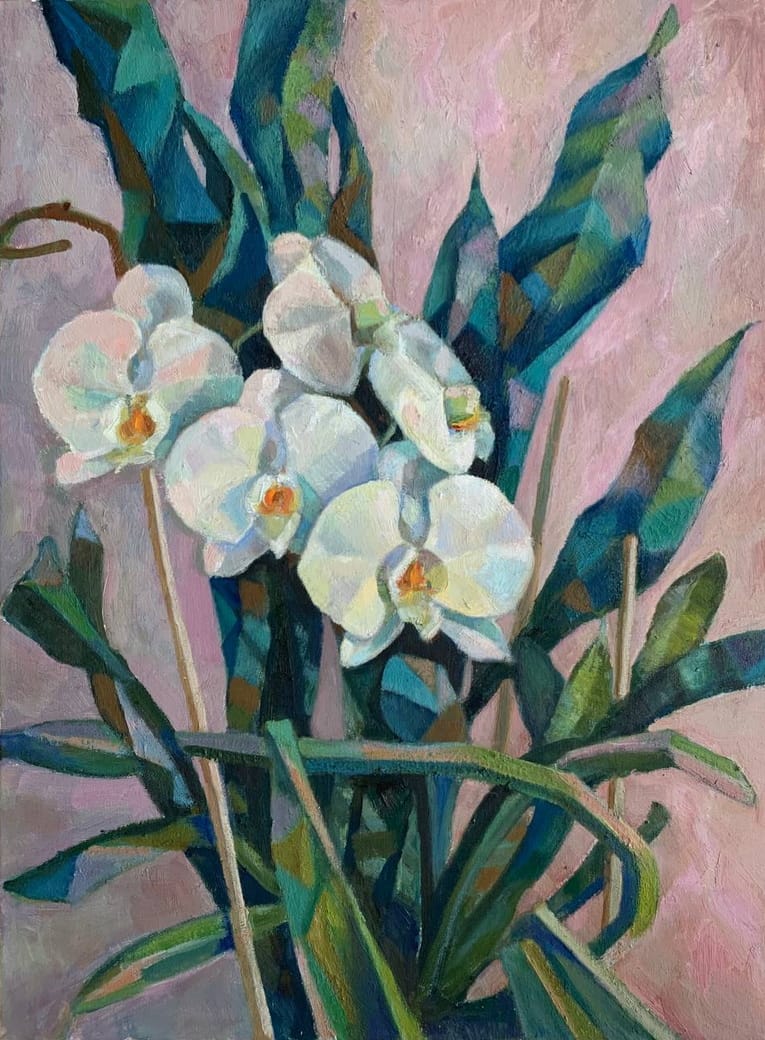 Guests, oil, canvas 24x18”